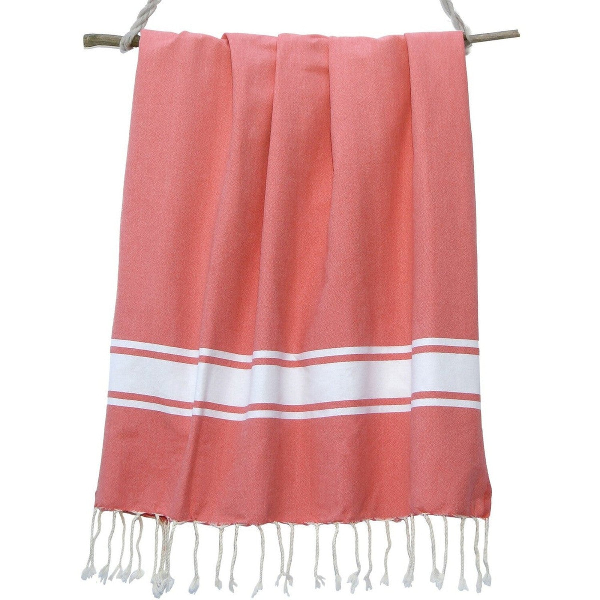 Fouta - Algodón - Naranja Coral - St Tropez