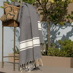 Fouta - Algodón - Gris Medio - St Tropez