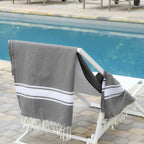 Fouta - Algodón - Gris Medio - St Tropez