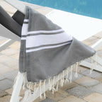 Fouta - Algodón - Gris Medio - St Tropez