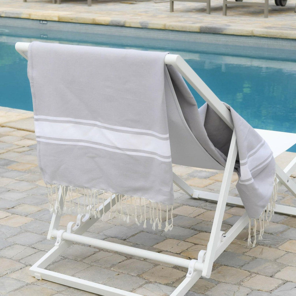 Fouta - Algodón - Gris Perla - St Tropez