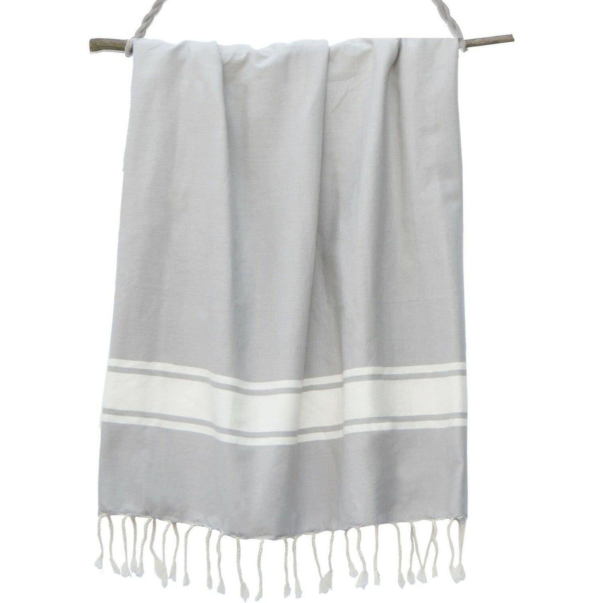 Fouta - Algodón - Gris Perla - St Tropez