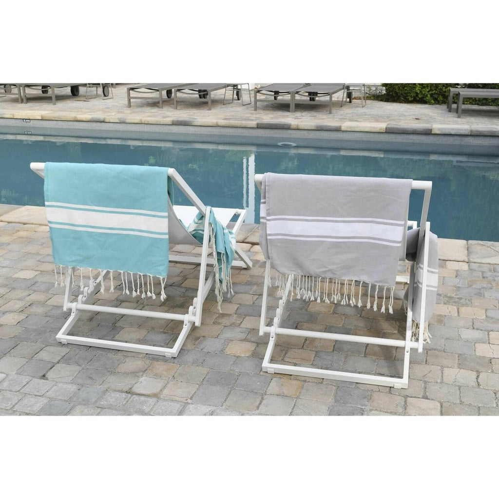 Fouta - Algodón - Gris Perla - St Tropez