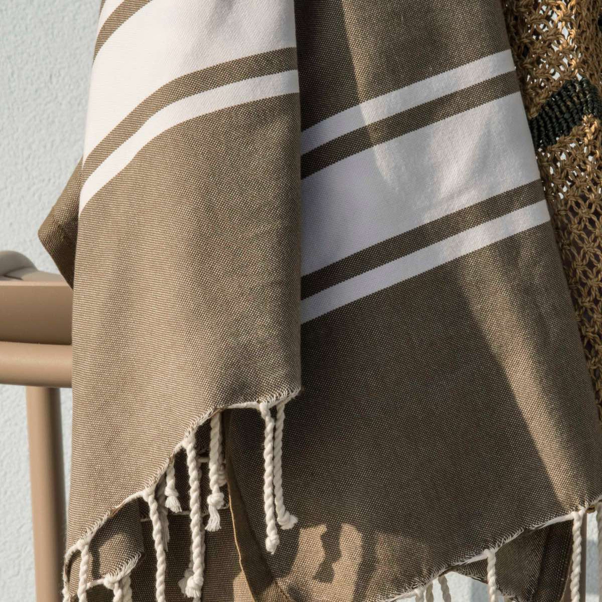 Fouta - Algodón - Topo claro - St Tropez
