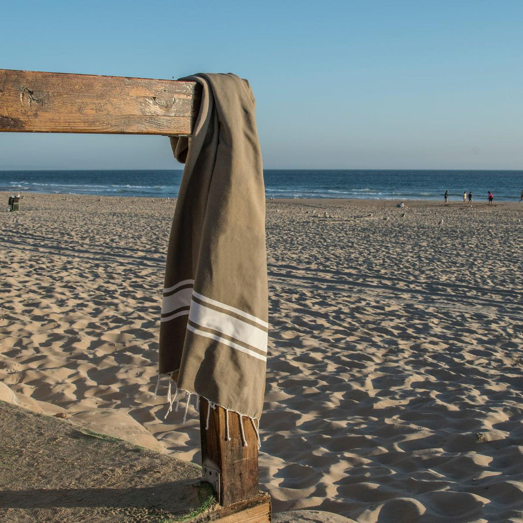 Fouta - Algodón - Topo claro - St Tropez
