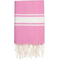 Fouta coton 100x200 ST TROPEZ rose malabar