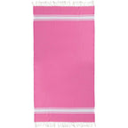Fouta coton 100x200 ST TROPEZ rose malabar