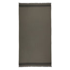 Fouta Éponge Xxl Coton Vert Lichen 200X180 Faro Vert Lichen / Noir
