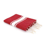 Fouta - Algodón - Rojo - St Tropez