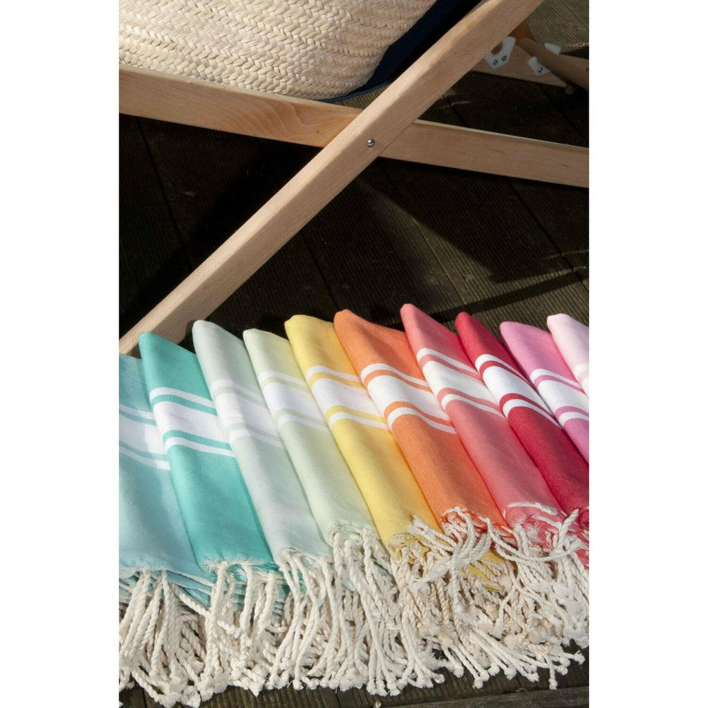 Fouta - Algodón - Rojo - St Tropez