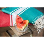 Fouta - Algodón - Rojo - St Tropez
