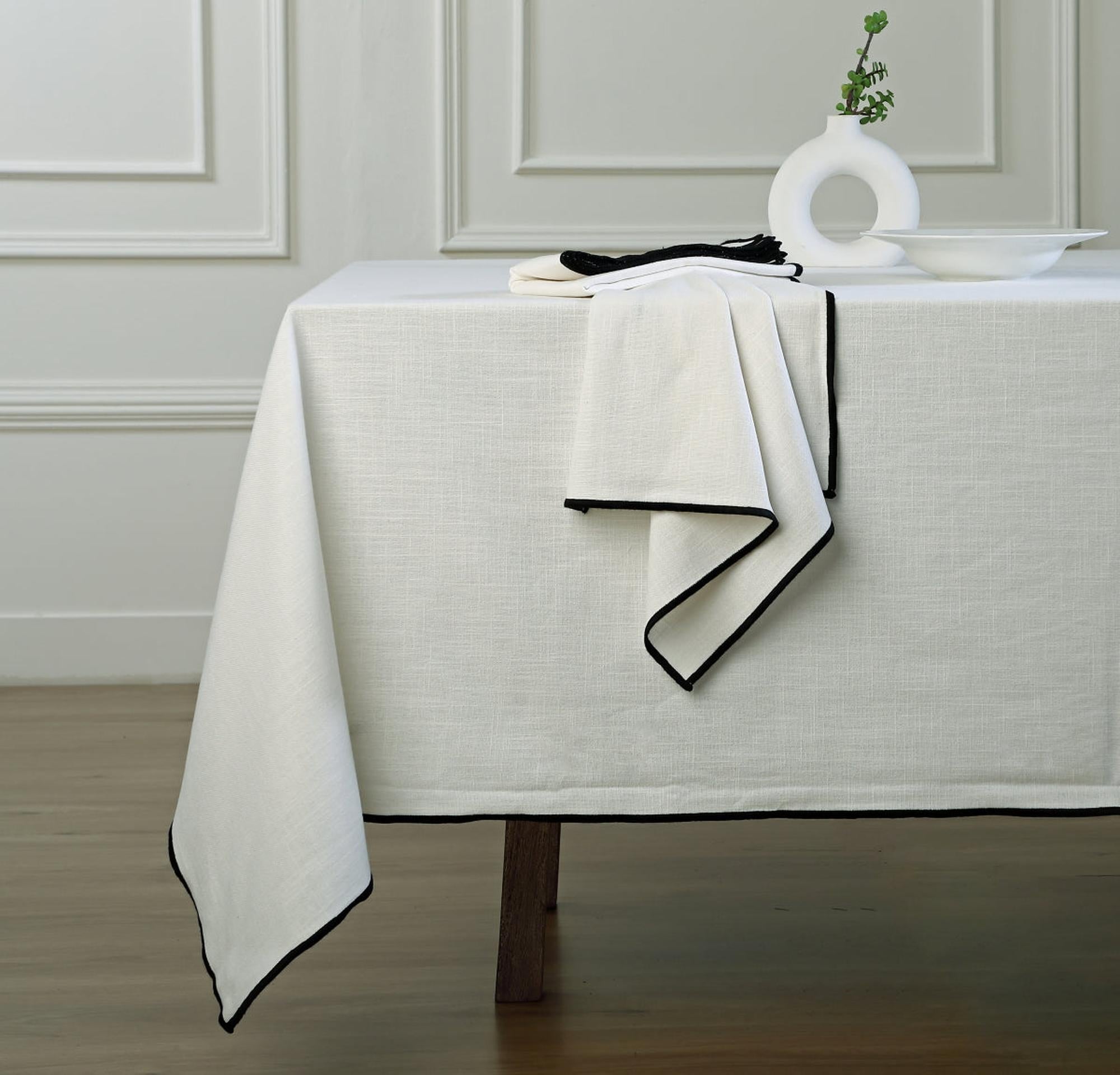 Ernest - Mantel - Lino Lavado - Blanco/Negro