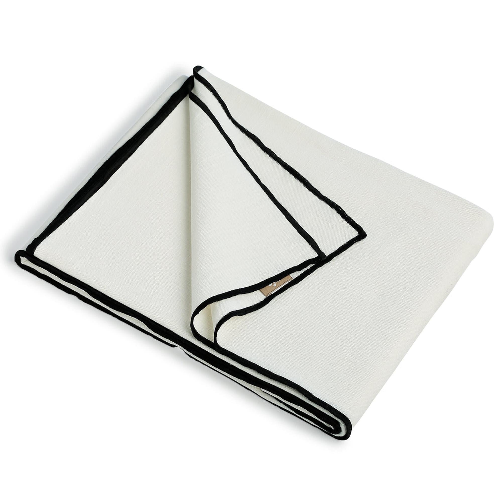 Ernest - Mantel - Lino Lavado - Blanco/Negro