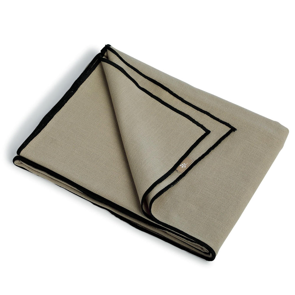 Ernest - Mantel - Lino Lavado - Natural/Negro
