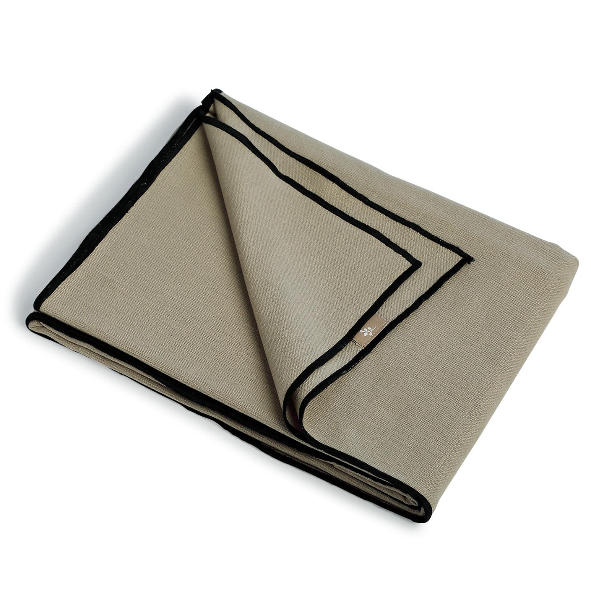 Ernest - Mantel - Lino Lavado - Natural/Negro