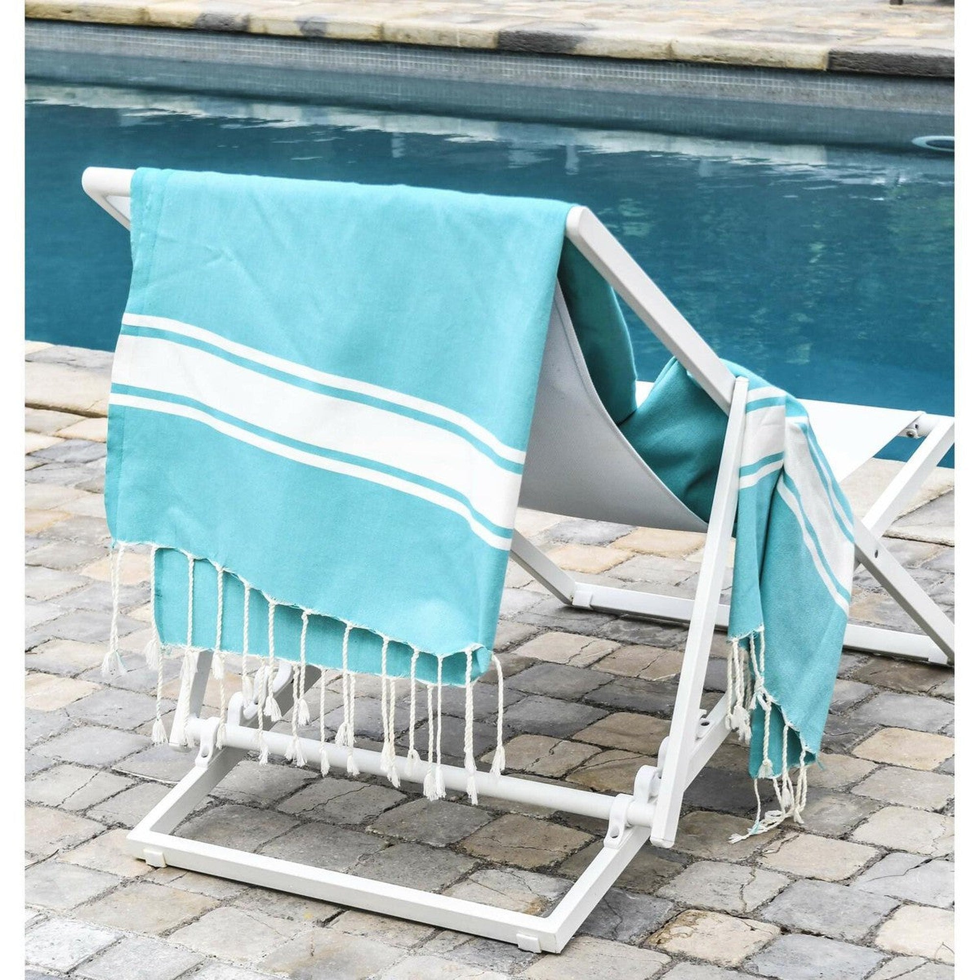 Fouta - Algodón - Verde Turquesa - St Tropez