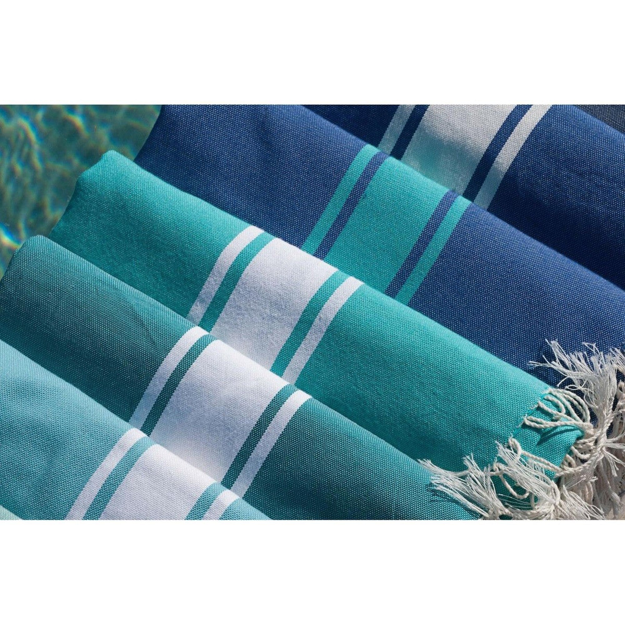 Fouta - Algodón - Verde Turquesa - St Tropez