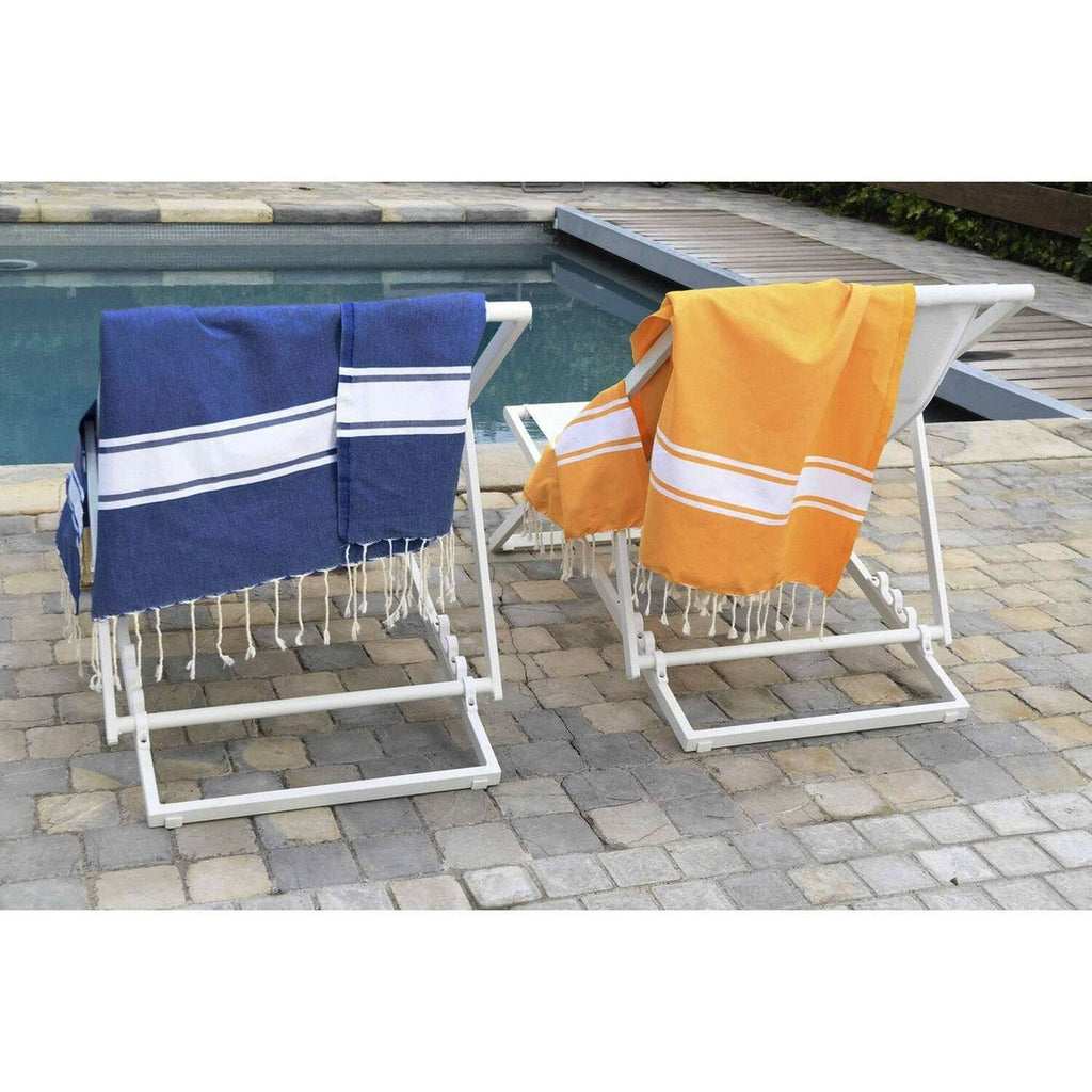 Fouta - Algodón - Azul Griego - St Tropez