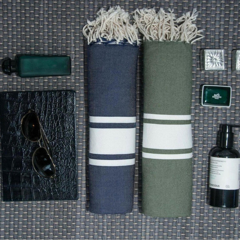 Fouta - Algodón - Azul Denim - St Tropez