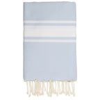 Fouta Coton 100X200 St Tropez Bleu Pâle