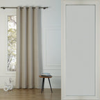 Louis - Cotton Canvas Eyelet Curtain - Natural