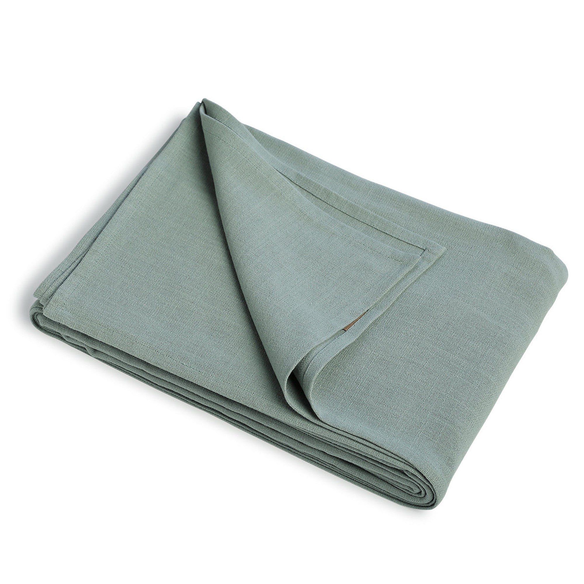 Louis - Cortina Con Ollaos - Lona De Algodón - Verde Celadón