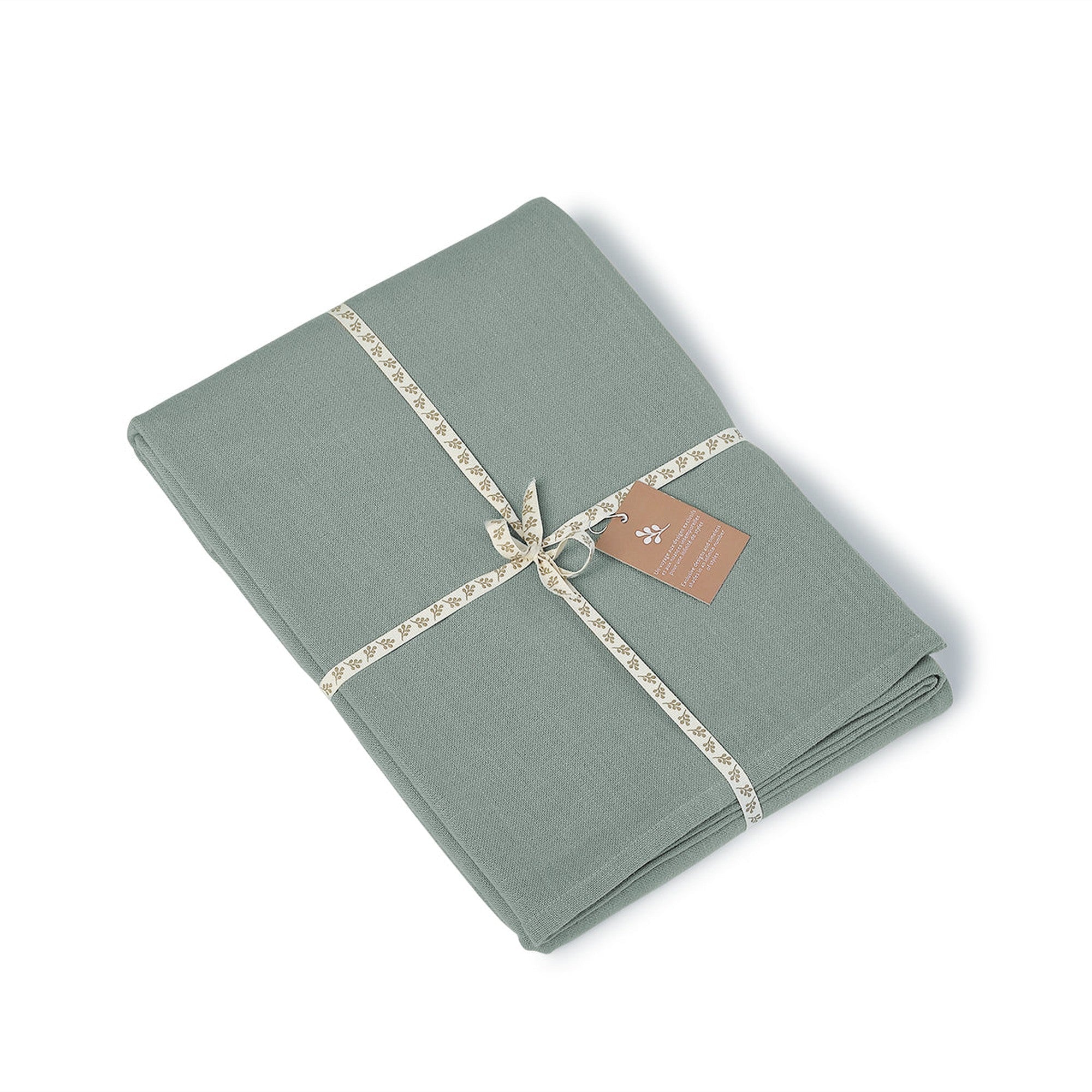 Louis - Cortina Con Ollaos - Lona De Algodón - Verde Celadón