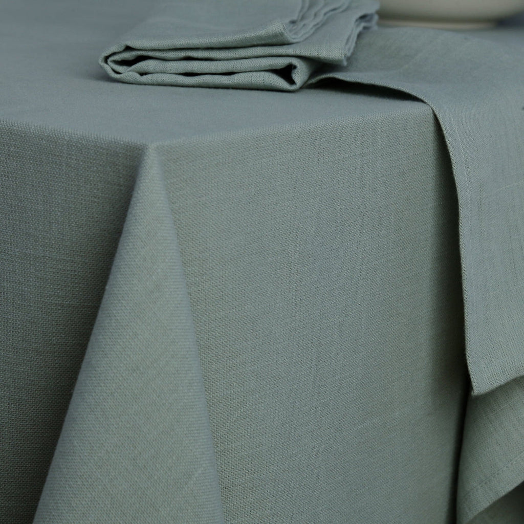 Tablecloth - Louis - Cotton Canvas - Celadon