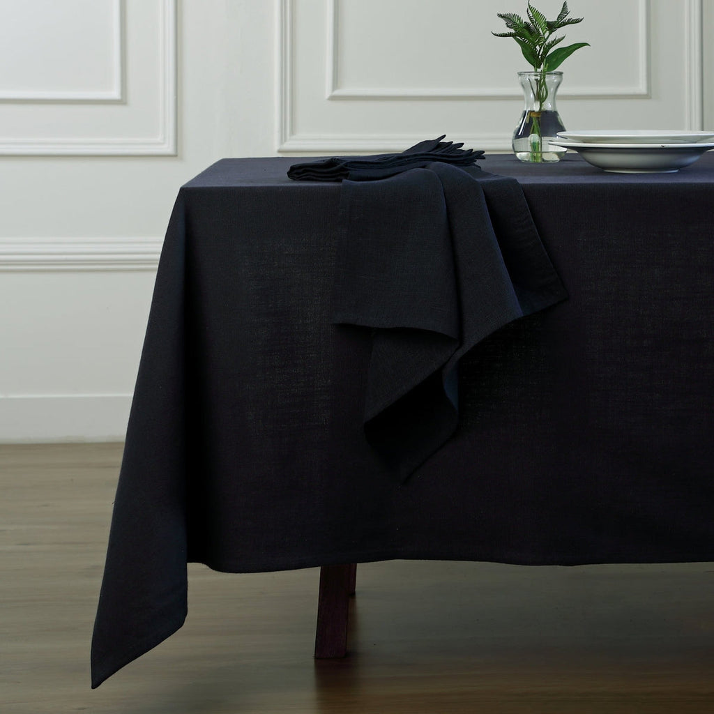 Louis - Nappe - Toile De Coton - Fusain
