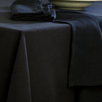 Louis - Nappe - Toile De Coton - Fusain