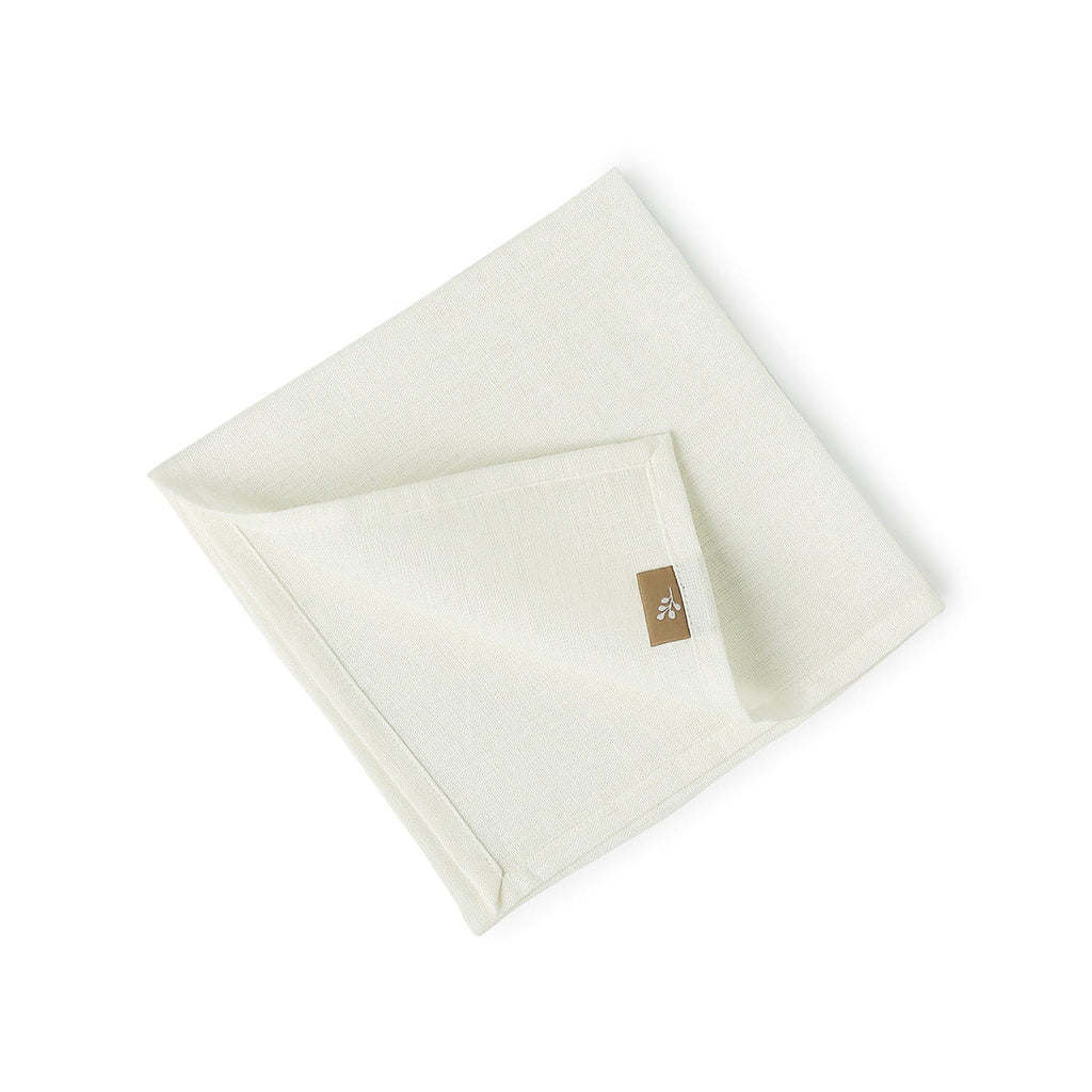 Louis - Lot De 4 Serviettes De Table - Blanc