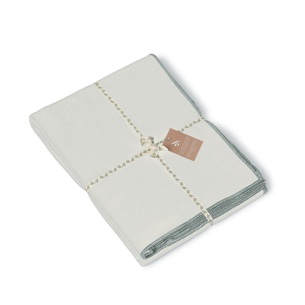 Jules - Nappe - Blanc/Céladon