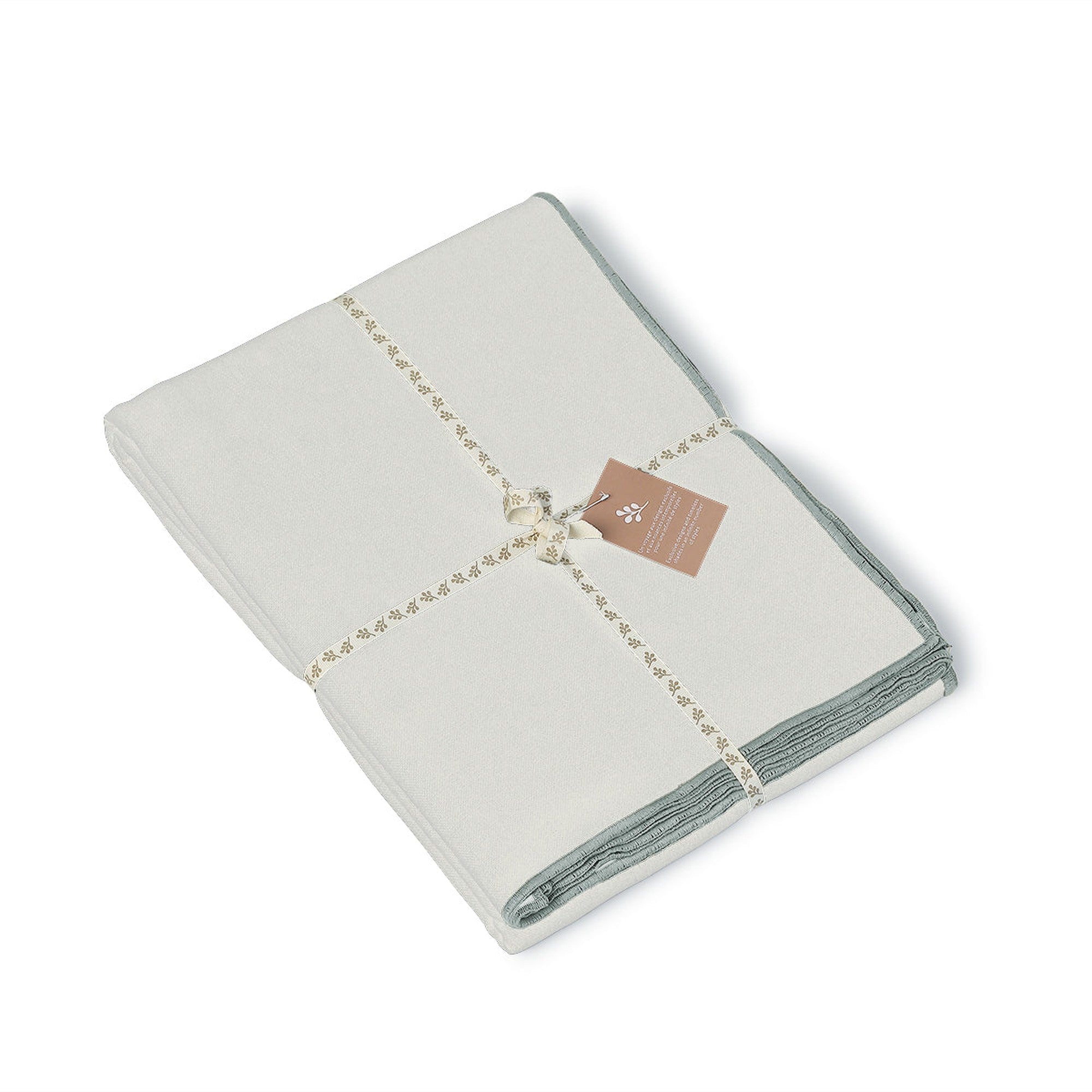Jules - Nappe - Blanc/Céladon