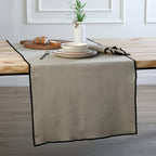 Jules - Chemin De Table - Naturel/Noir