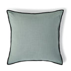 Jules - Funda De Cojín - Tela De Algodón - Celadón/Negro