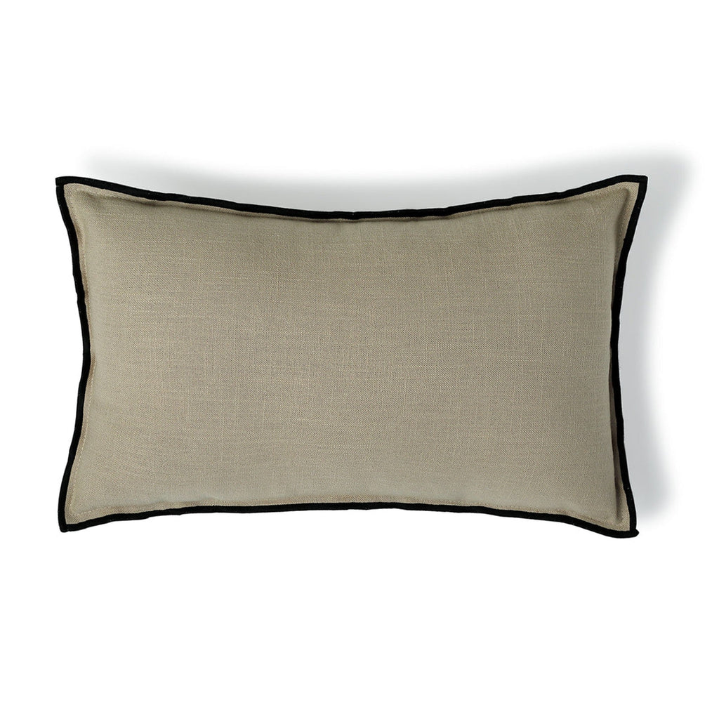 Jules - Funda De Cojín - Tela De Algodón - Natural/Negro