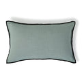 Jules - Funda De Cojín - Tela De Algodón - Celadón/Negro