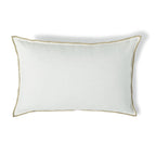 Jules - Coussin - Toile De Coton - Blanc/Sable