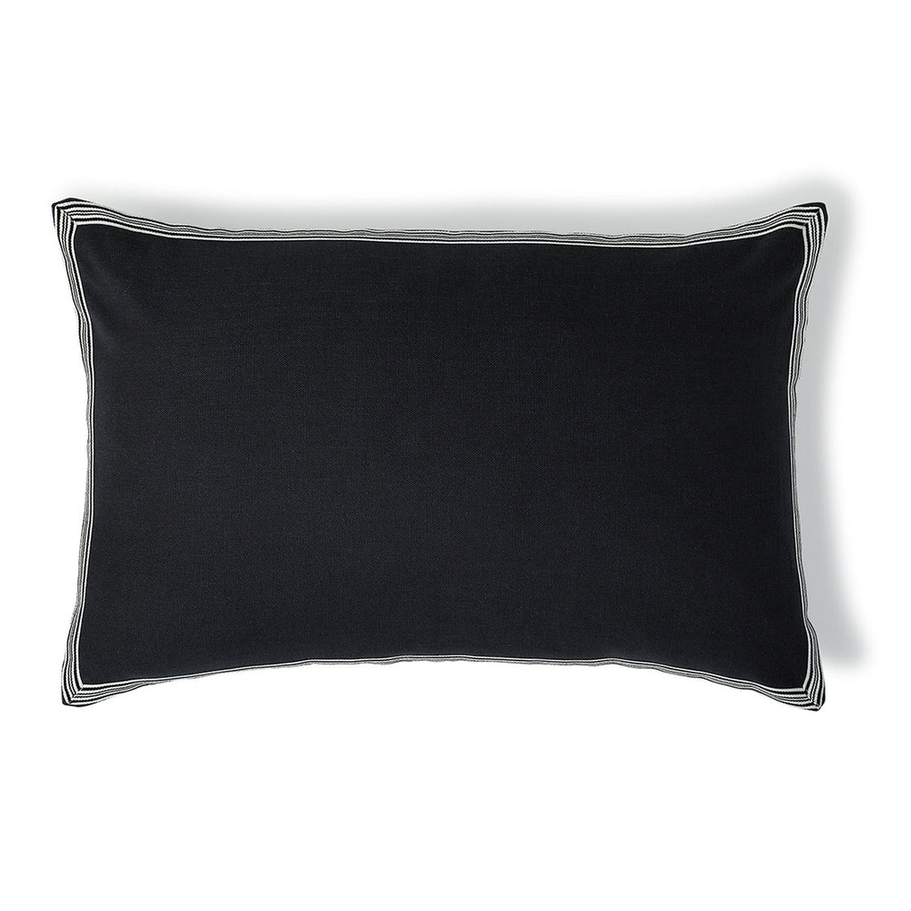 Victor - Cushion - Cotton Canvas - Charcoal