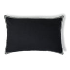Victor - Cushion - Cotton Canvas - Charcoal