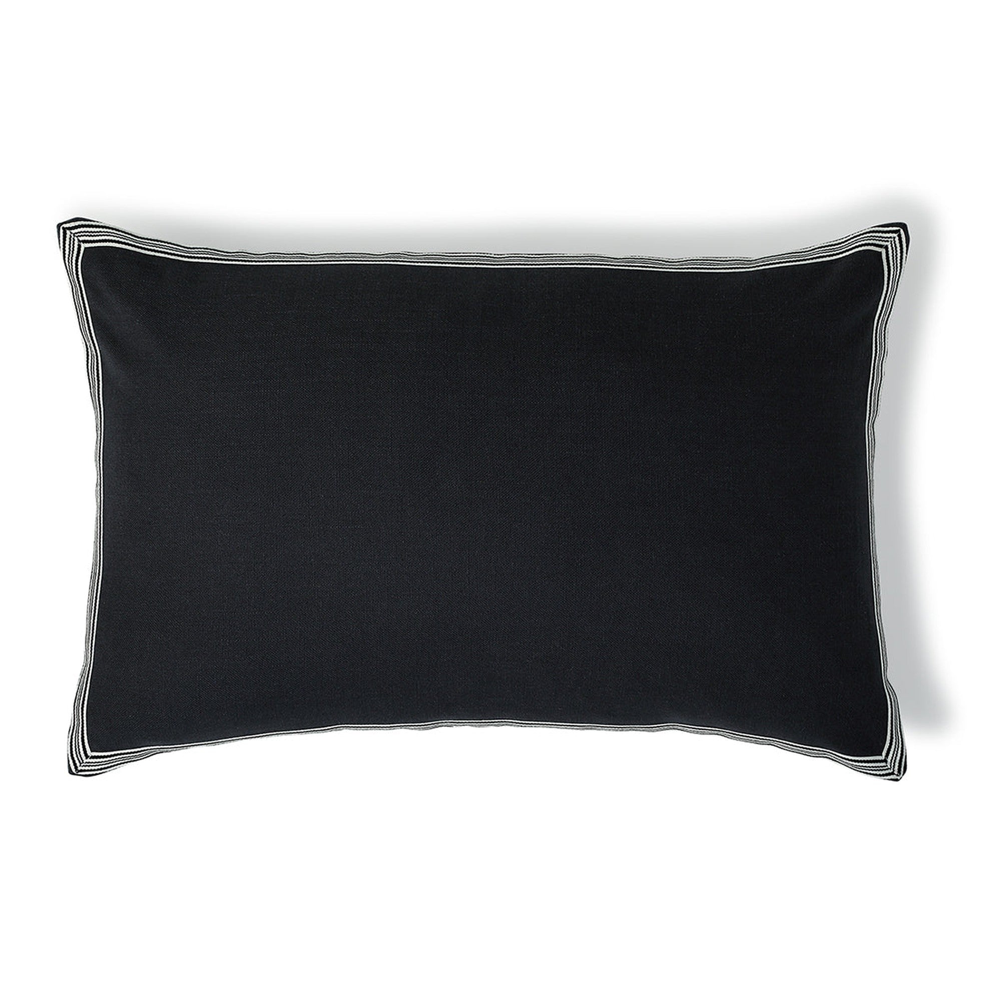 Victor - Cushion - Cotton Canvas - Charcoal