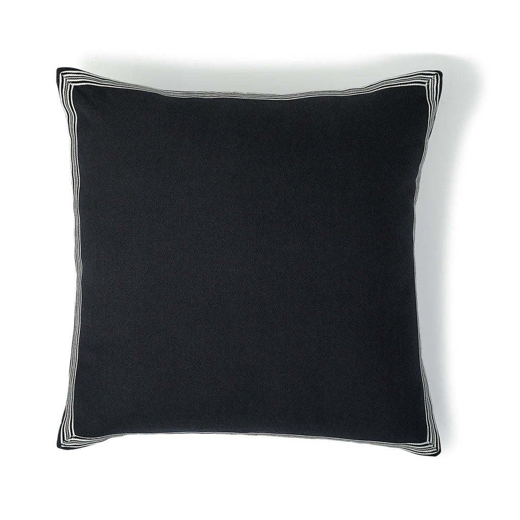 Victor - Cushion - Cotton Canvas - Charcoal