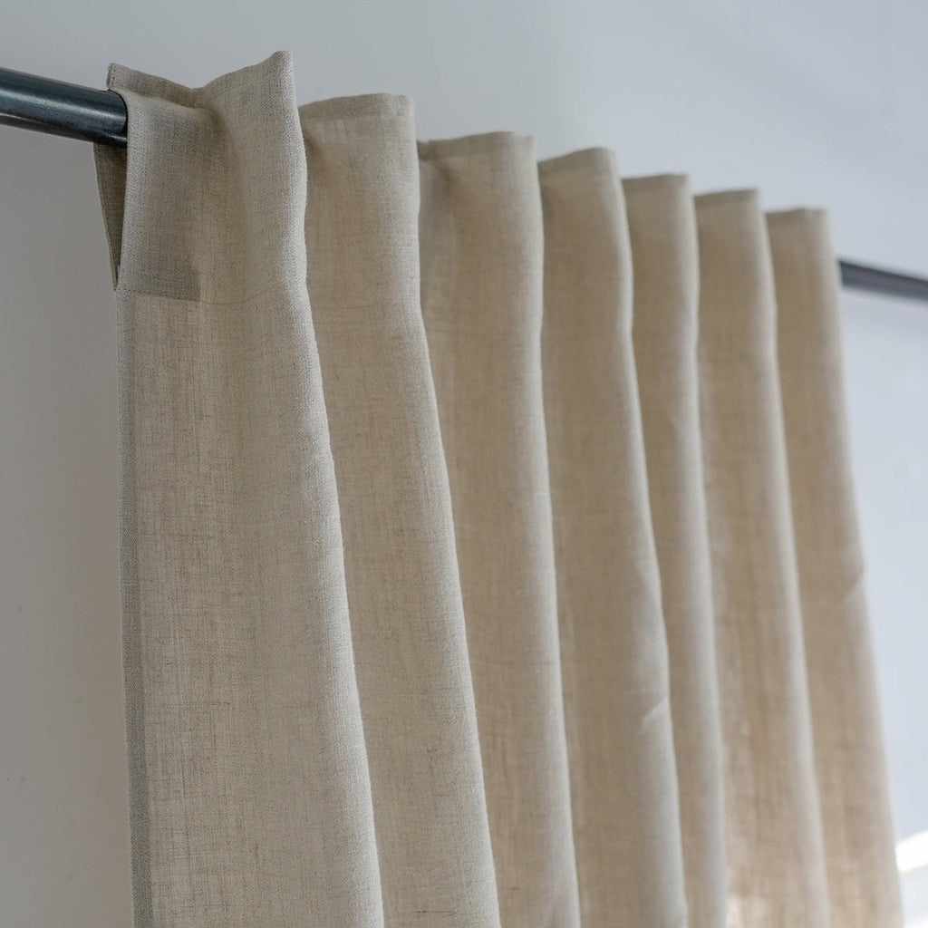 Paul - Tab-Top Curtain - Washed Linen - Natural