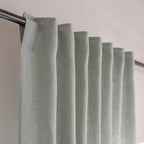 Paul - Tab-Top Curtain - Washed Linen - Celadon Green