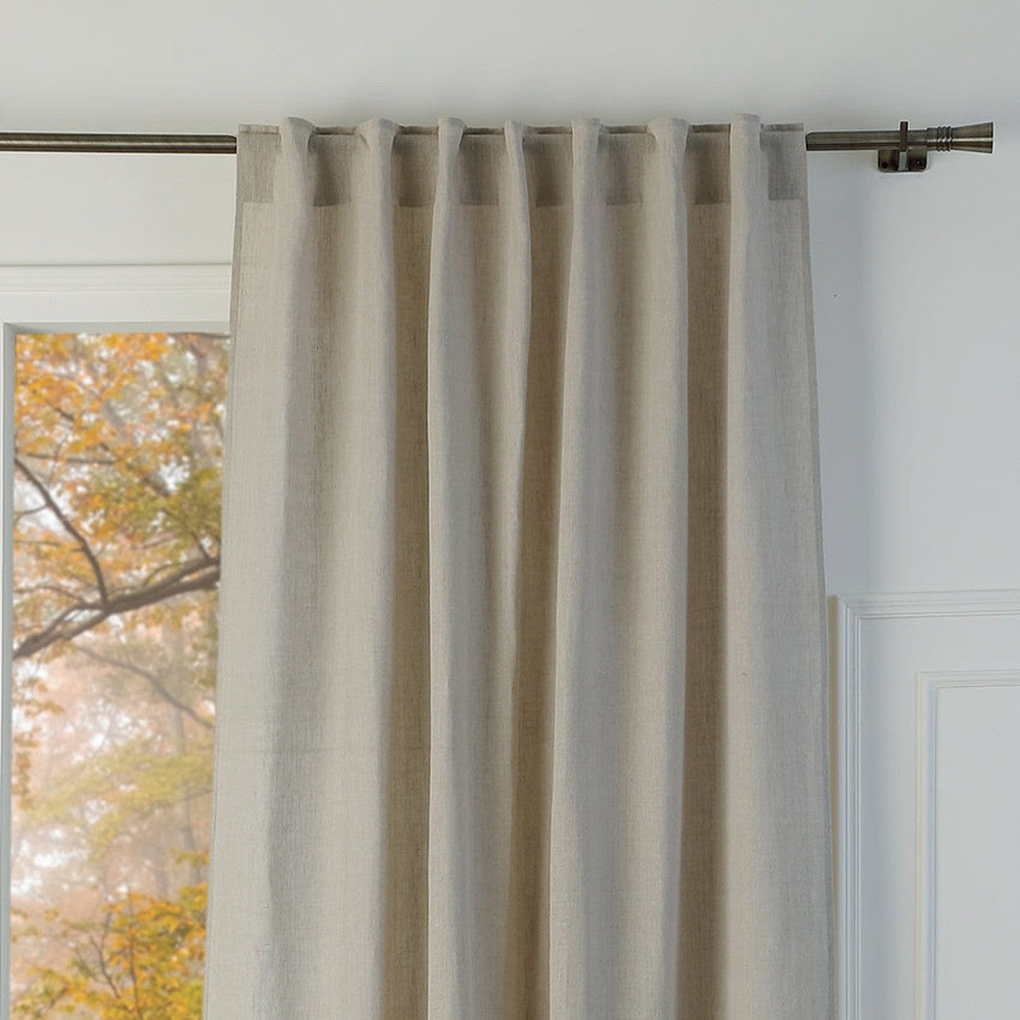 Paul - Tab-Top Curtain - Washed Linen - Natural