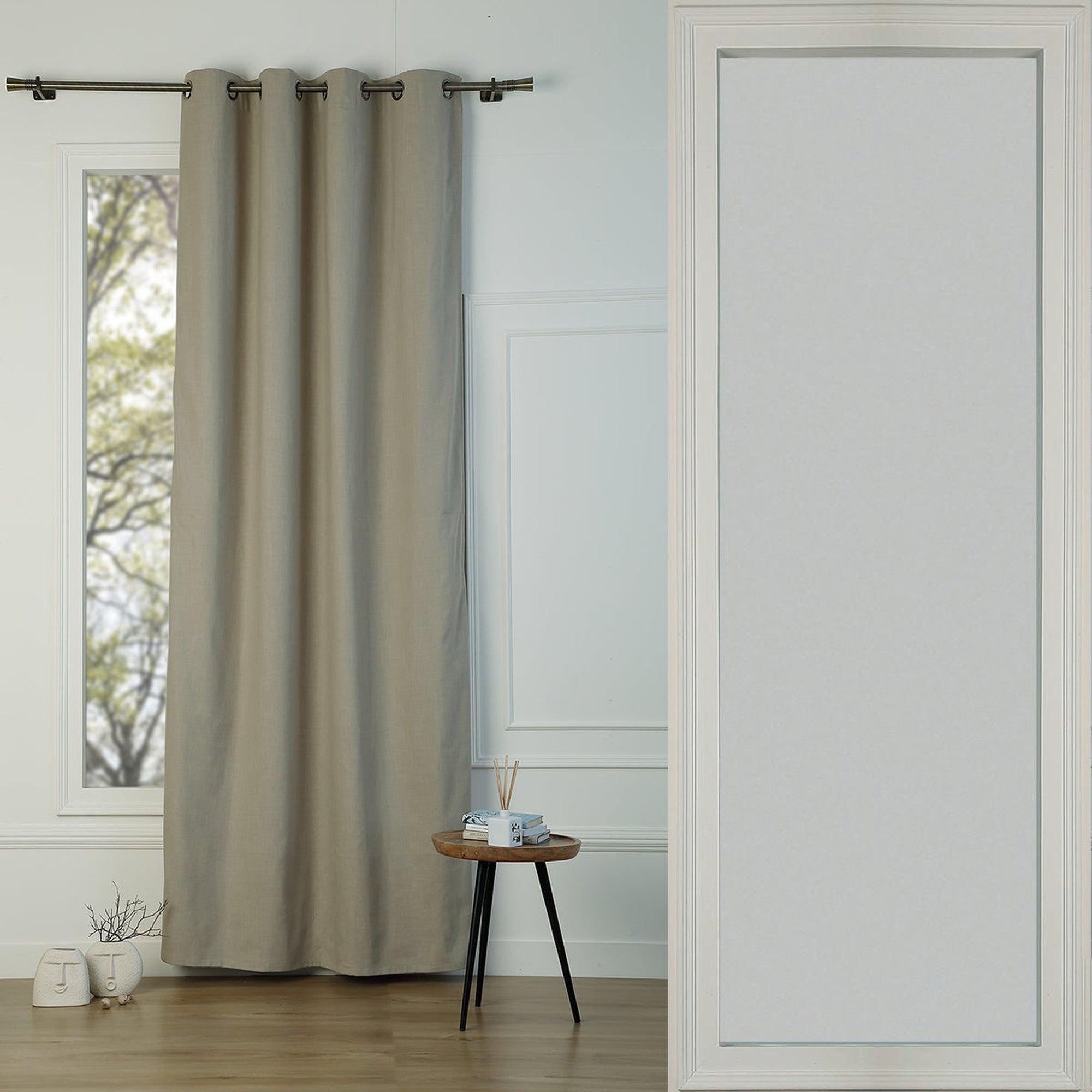 Paul - Eyelet Curtain - Washed Linen - Natural