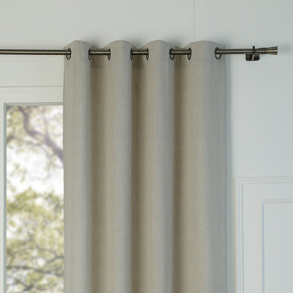 Paul - Eyelet Curtain - Washed Linen - Natural