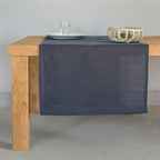 Paul Table Runner - Charcoal - Washed Linen