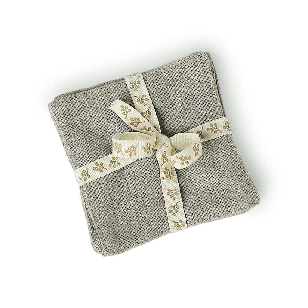 Paul Coasters (X4) - Natural - Washed Linen