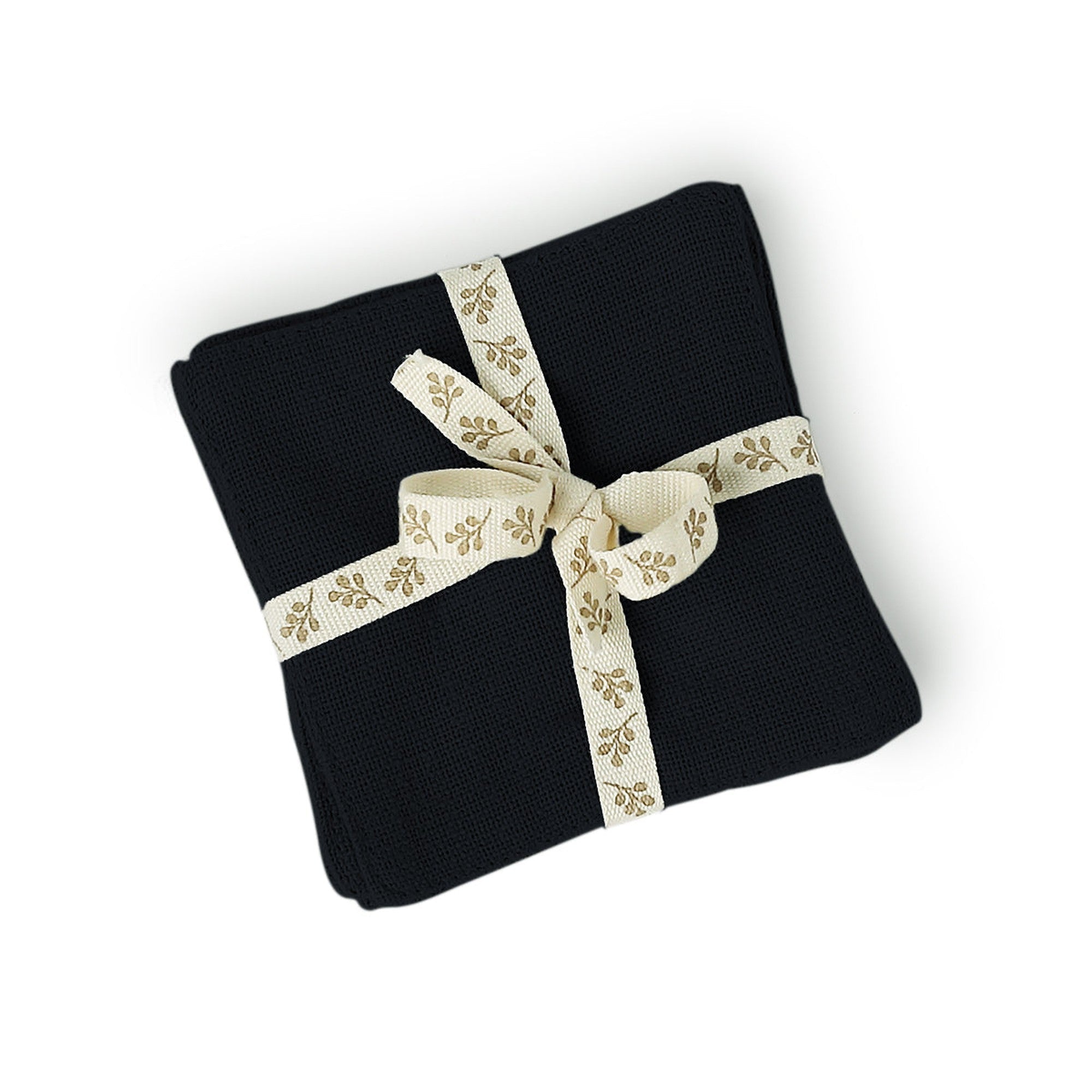 Set of 4 Coasters - Paul - Washed Linen - Charcoal